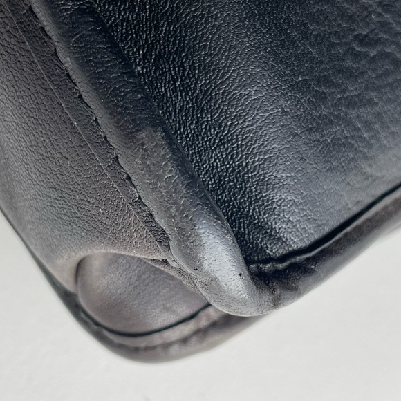 Vintage Coach NYC Lobster Art Slim Leather satchel Handbag 1970’s - Picture 11 of 16